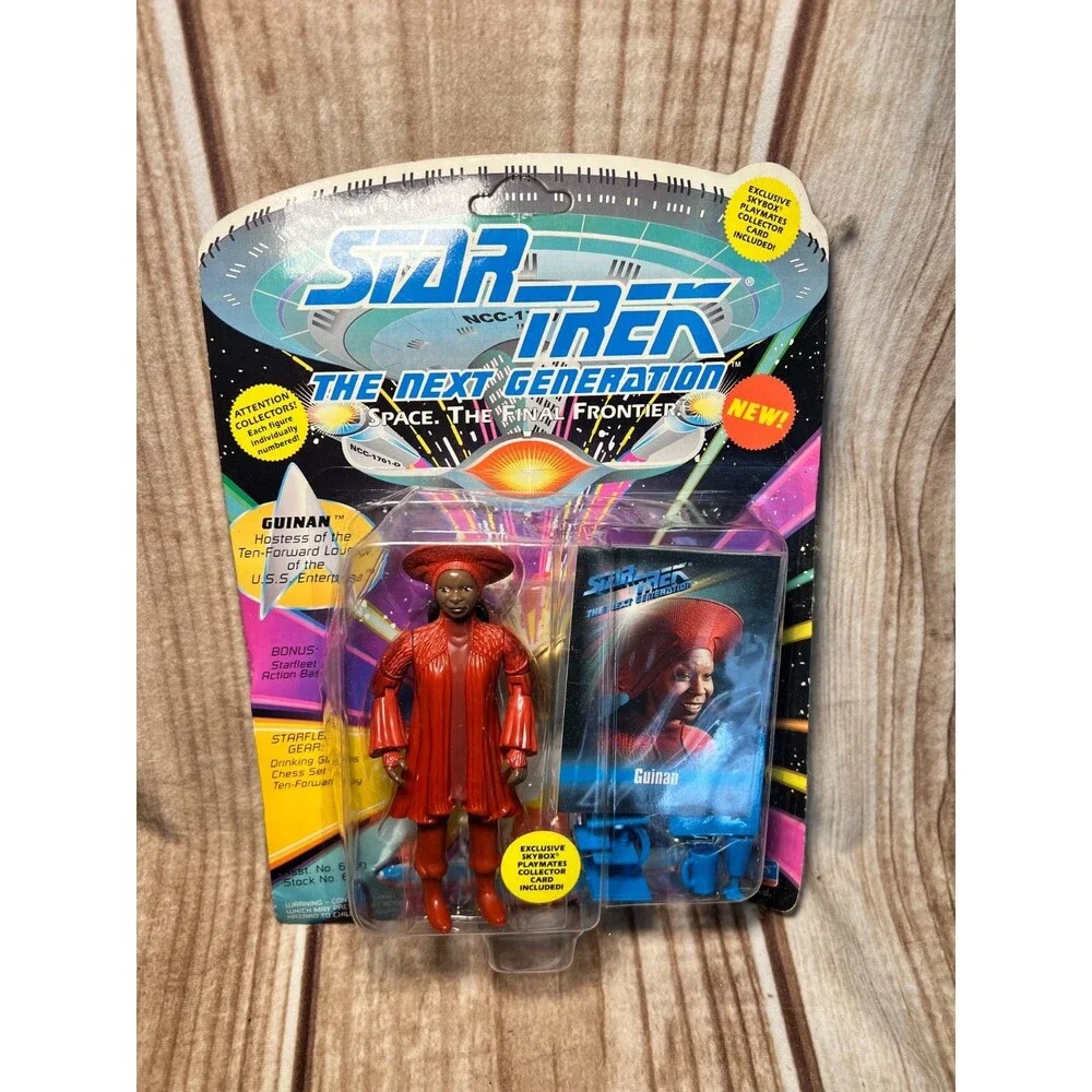 Star Trek Next Generation Guinan Figure 6020 NOS Playmates 1993 TNG Whoopi